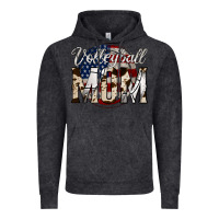 Vintage Black volleyball  mom 4 Vintage Hoodie - Jasminsmagicworld