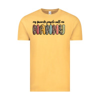 Vintage Mustard my favorite people call me nanny Vintage Tee - MaliasSmallBusiness