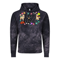 Cloud Black dog mom Vintage Hoodie - MaliasSmallBusiness