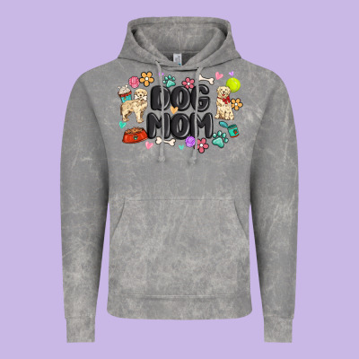 Dog Mom Vintage Hoodie Designed By Maliassmallbusiness