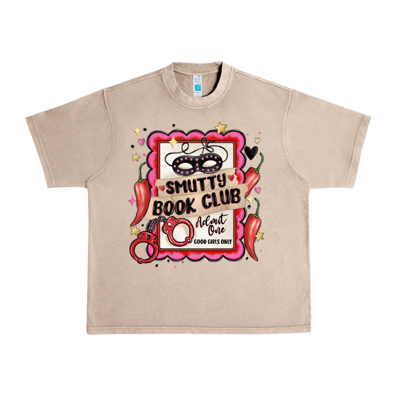 Smutty Book Club Admit One Good Girls Only Urban Heavy Tee by MaliasSmallBusiness | Teevron