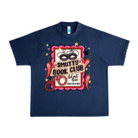 Navy smutty book club admit one good girls only Urban Heavy Tee - MaliasSmallBusiness