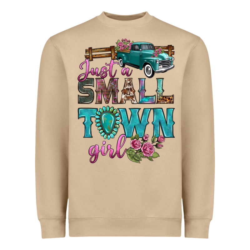 Just A Small Town Girl With Truck Heavyweight Sweatshirt by BundleAndBundleShop | Teevron