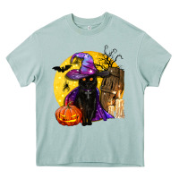 Arona black witch cat coffin and moon Heavy Core Tee - BundleAndBundleShop
