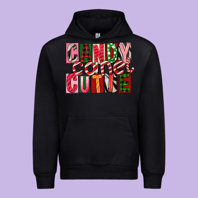 Candy Cane Cutie Urban Hoodie Designed By Fadigitalartstudio