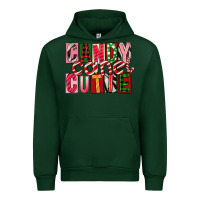 Foreset Green Candy Cane Cutie Urban Hoodie - FaDigitalArtStudio