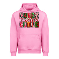 Fuchsia Pink Candy Cane Cutie Urban Hoodie - FaDigitalArtStudio