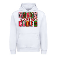 White Candy Cane Cutie Urban Hoodie - FaDigitalArtStudio