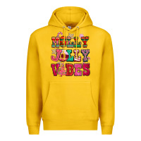 Lemon holly jolly vibes pink christmas Premium Hoodie - CowGirlArtShop