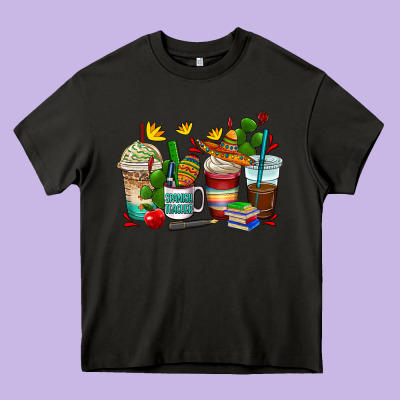 Spanish Teacher Coffee Cups Heavy Core Tee Designed By Adodesignshop