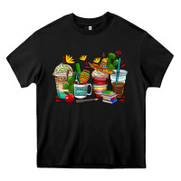 Black spanish teacher coffee cups Heavy Core Tee - AdoDesignShop
