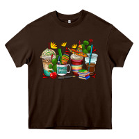 Chocolate Brown spanish teacher coffee cups Heavy Core Tee - AdoDesignShop