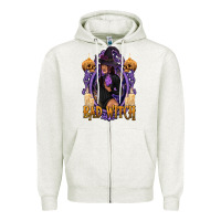 Oatmeal Heather Bad Witch Black Woman Zipper Hoodie - texasbilliewilder