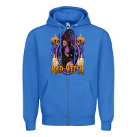 True Royal Bad Witch Black Woman Zipper Hoodie - texasbilliewilder
