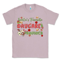 Lilac santa's favorite daycare provider Classic Tee - MaliasSmallBusiness