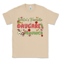 Mushroom santa's favorite daycare provider Classic Tee - MaliasSmallBusiness
