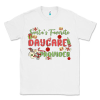 White santa's favorite daycare provider Classic Tee - MaliasSmallBusiness