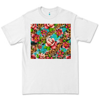White tropical flowers Premium Tee - Artiststas
