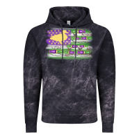 Cloud Black mardi gras duck call flag Vintage Hoodie - MaliasSmallBusiness