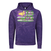 Cloud Purple mardi gras duck call flag Vintage Hoodie - MaliasSmallBusiness