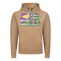 Vintage Coffee mardi gras duck call flag Vintage Hoodie - MaliasSmallBusiness