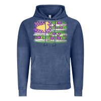 Mardi Gras Duck Call Flag Vintage Hoodie | Teevron