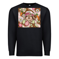 Black Easter Bunny tumbler Easter Day Premium Sweatshirt - HowdyJamesFarm