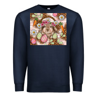 Navy Easter Bunny tumbler Easter Day Premium Sweatshirt - HowdyJamesFarm