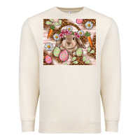 Sandshell Easter Bunny tumbler Easter Day Premium Sweatshirt - HowdyJamesFarm