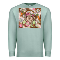 Seafoam Easter Bunny tumbler Easter Day Premium Sweatshirt - HowdyJamesFarm