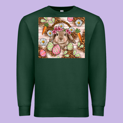 Easter Bunny Tumbler Easter Day Premium Sweatshirt Designed By Howdyjamesfarm