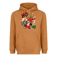 Meerkat ho ho ho girl gnome Heavyweight Hoodie - CowGirlArtShop