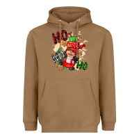 Toasted Coconut ho ho ho girl gnome Heavyweight Hoodie - CowGirlArtShop