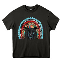 Asphalt black angus  rainbow Heavy Core Tee - JahusDesignShop