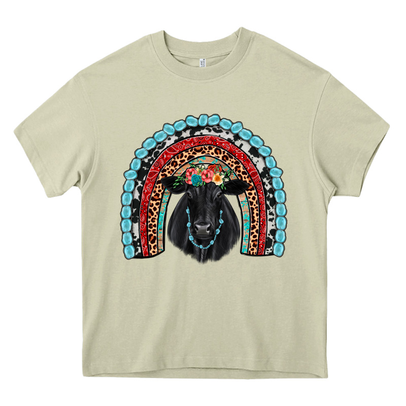 Black Angus  Rainbow Heavy Core Tee by JahusDesignShop | Teevron