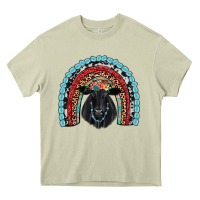 Mossy black angus  rainbow Heavy Core Tee - JahusDesignShop