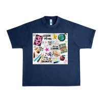 Navy teacher always learning Urban Heavy Tee - NancyCooperArtShop