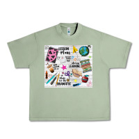 Oil Green teacher always learning Urban Heavy Tee - NancyCooperArtShop
