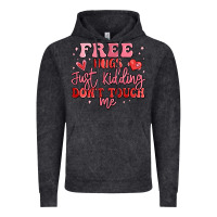 Vintage Black free hugs just kidding don't touch me Vintage Hoodie - MaliasSmallBusiness