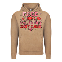 Vintage Coffee free hugs just kidding don't touch me Vintage Hoodie - MaliasSmallBusiness