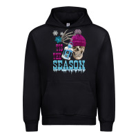 Tis The Season Winter Skull Urban Hoodie | Teevron