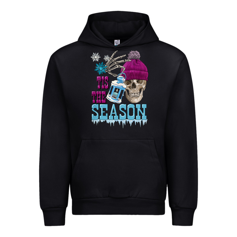 Tis The Season Winter Skull Urban Hoodie by FaDigitalArtStudio | Teevron