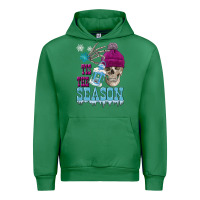 Emerald tis the season winter skull Urban Hoodie - FaDigitalArtStudio