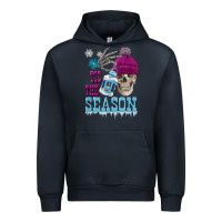 Navy tis the season winter skull Urban Hoodie - FaDigitalArtStudio
