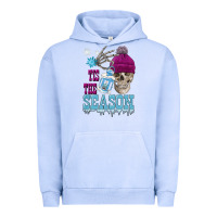 Pigment Grape Ice tis the season winter skull Urban Hoodie - FaDigitalArtStudio