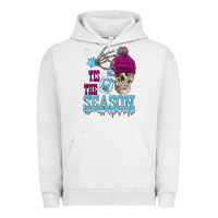 Pigment Lunar Rock tis the season winter skull Urban Hoodie - FaDigitalArtStudio