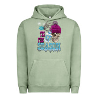 Pigment Oil Green tis the season winter skull Urban Hoodie - FaDigitalArtStudio