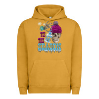 Pigment Peanut Butter tis the season winter skull Urban Hoodie - FaDigitalArtStudio