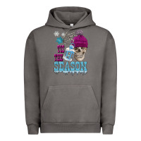 Pigment Tornado tis the season winter skull Urban Hoodie - FaDigitalArtStudio