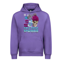 Tulip tis the season winter skull Urban Hoodie - FaDigitalArtStudio